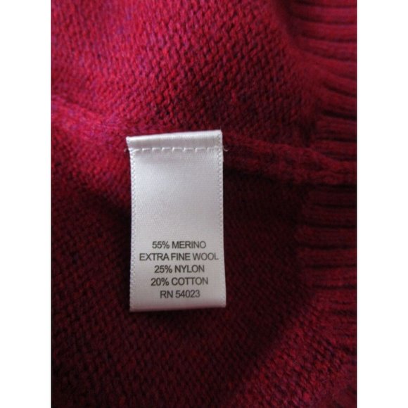 Banana Republic Sweater Medium Merino Wool Pullover Crewneck Knit Preppy - Picture 8 of 9